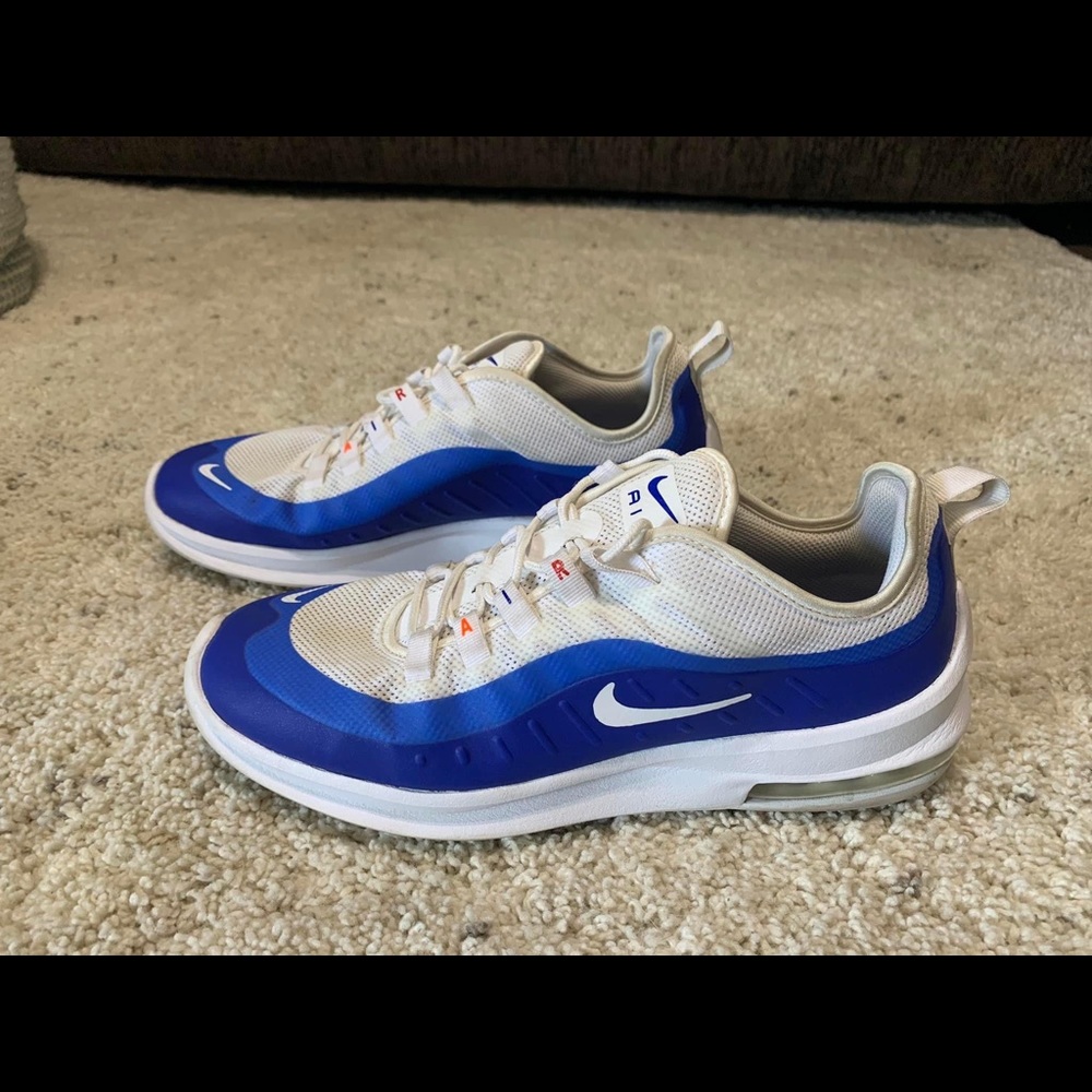 Nike Air Max Axis ‘White Racer Blue’ Mens size 9 only worn a few times